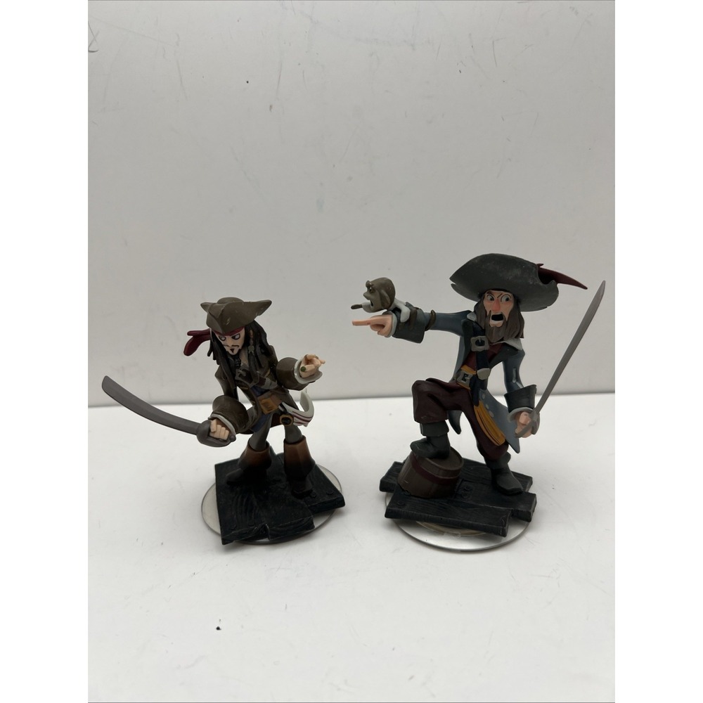 Disney Infinity 1.0 Figures‎ Pirates Of The Carribbean Jack Sparrow & Barbossa